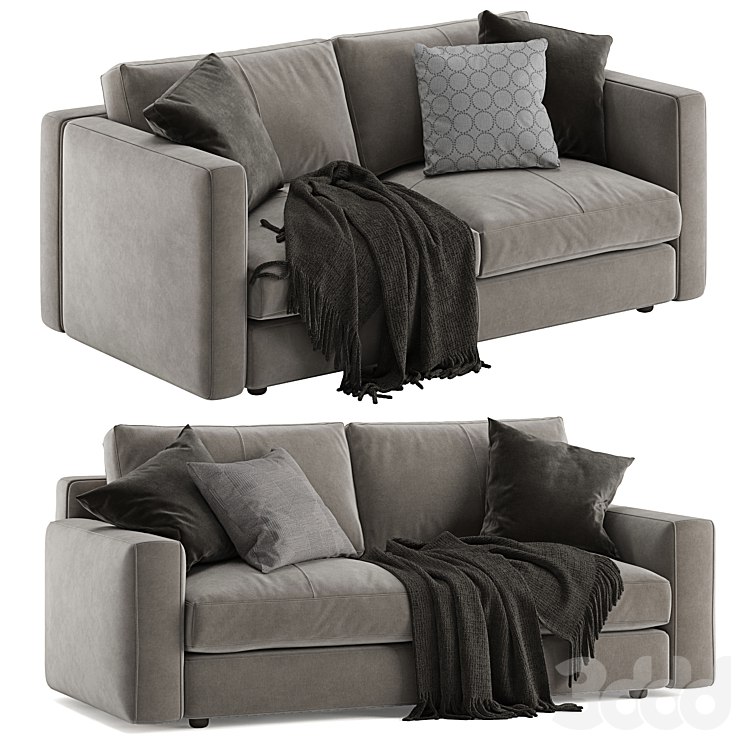 Poltrona Frau Massimosistema sofa 2 seats