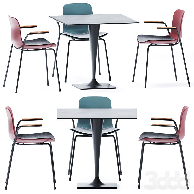 Square Table Dream 4820 by Pedrali