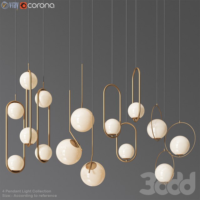 Ceiling Light Collection 3 - 4 Type