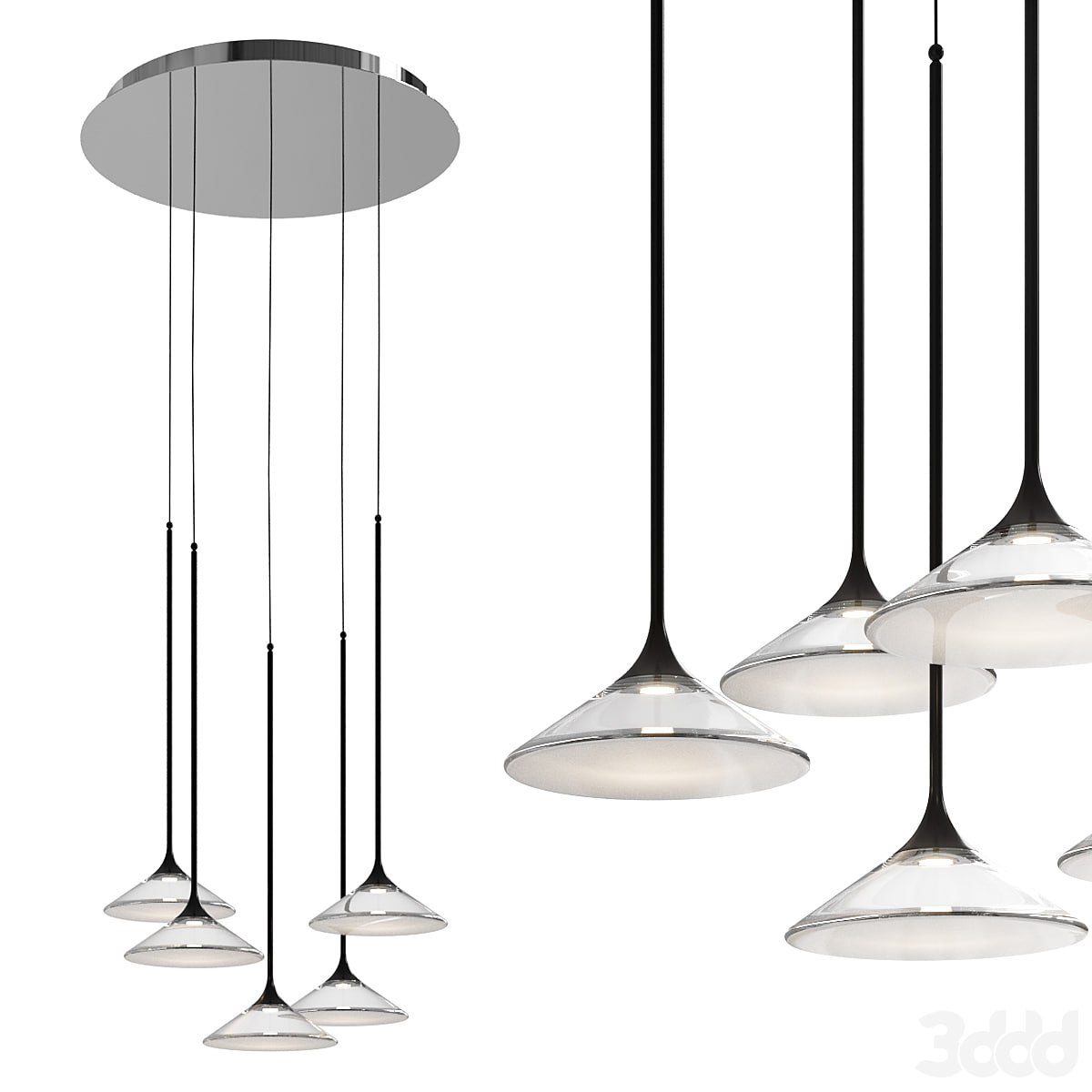 Orsa Multipoint Pendant Light by Artemide