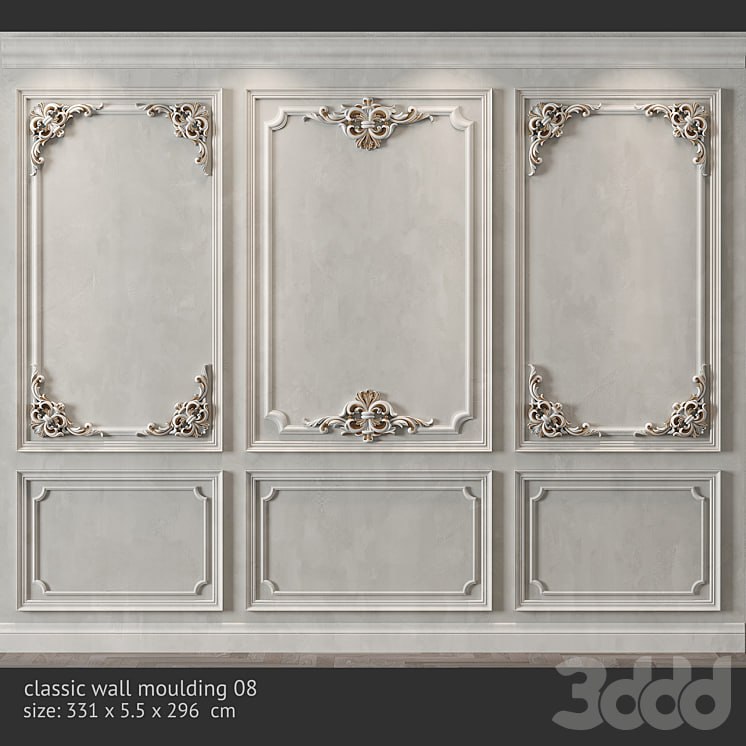 classic wall molding 08