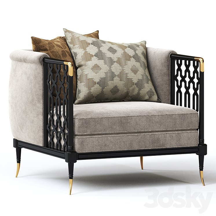 Caracole Lattice Entertain You Chair