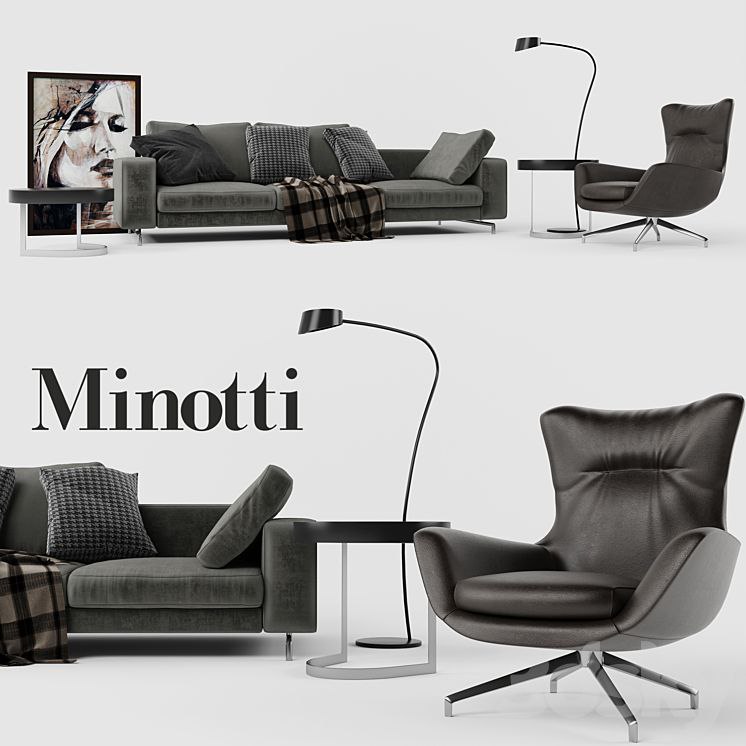 Minotti Set 01 Sherman Sofa