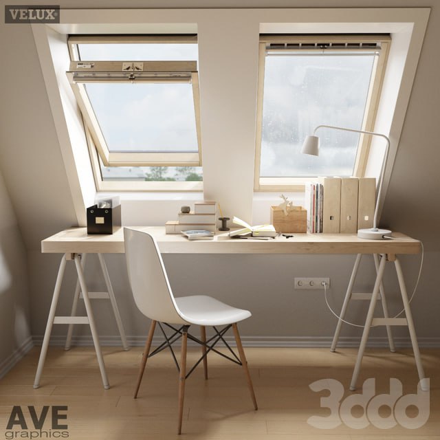 AVE mansard VELUX windows set