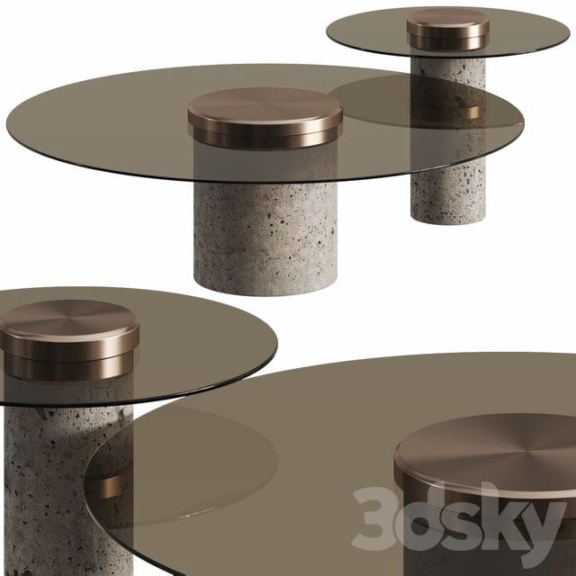 Roche Bobois Canotier Coffee Tables