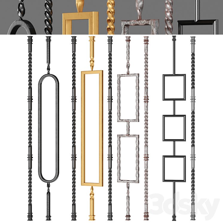 Iron Railing Fence 02