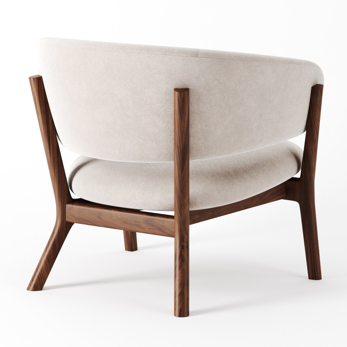 Roundish ARM Chair by Maruni