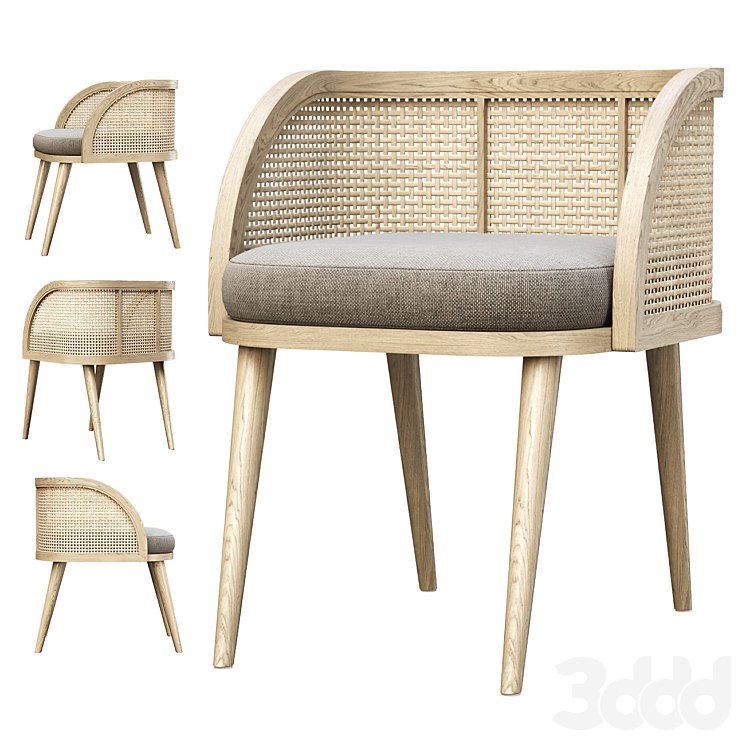 Rimma rattan dining chair DR77 / Rattan dining chair