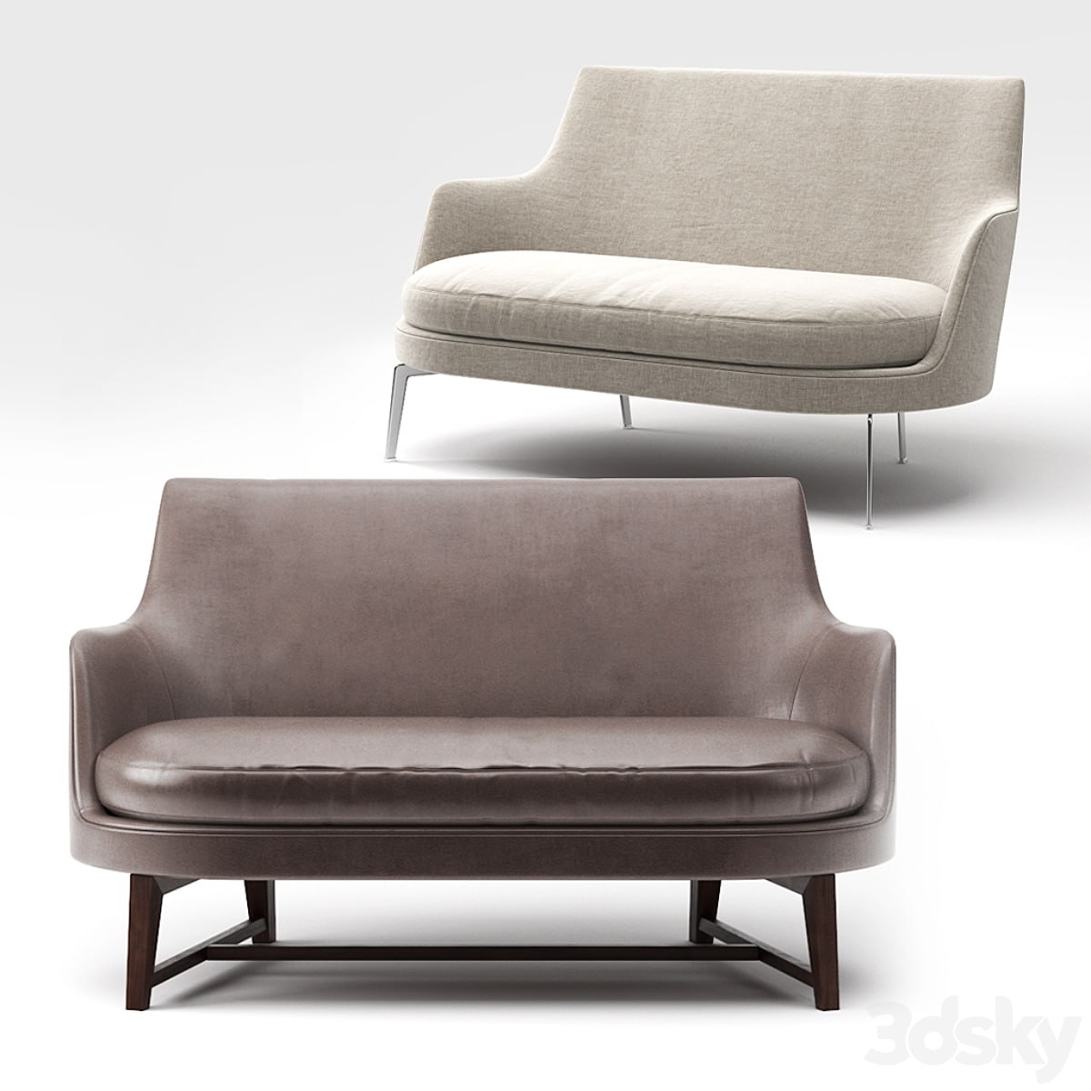 Flexform Guscio Sofa