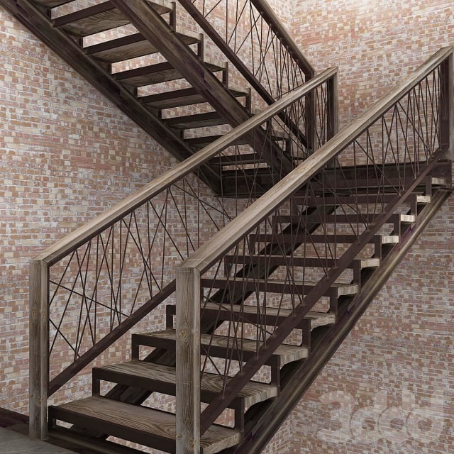 staircase in loft