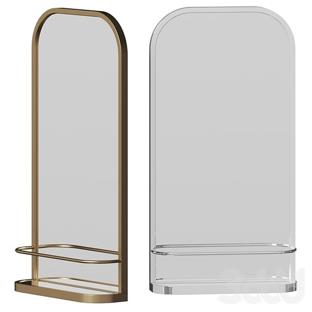 Seamless Wall Shelf Mirror by West Elm