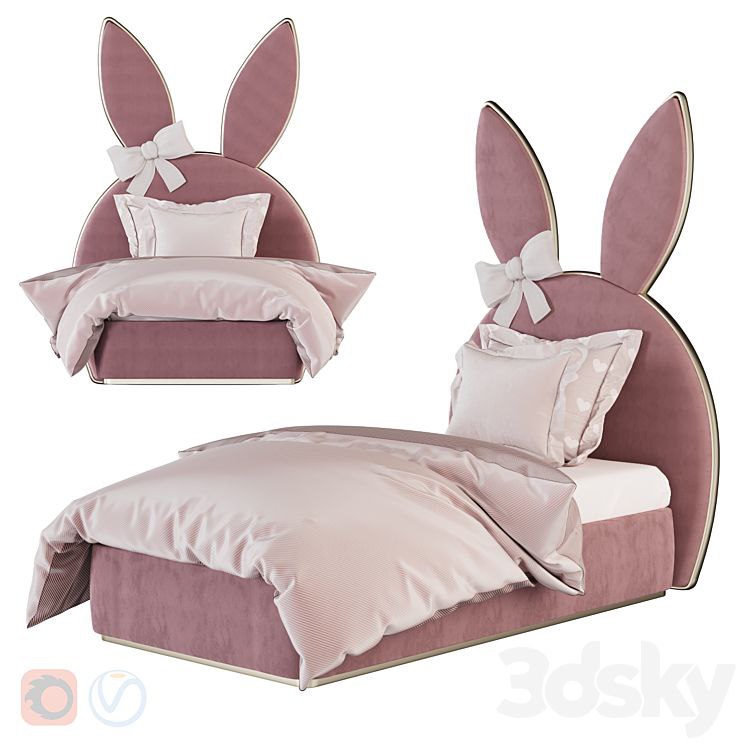 Author&'s bunny bed