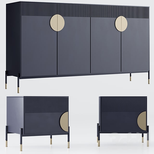 Bedside table and chest of drawers NO.1