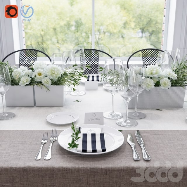 Banquet Table Setting