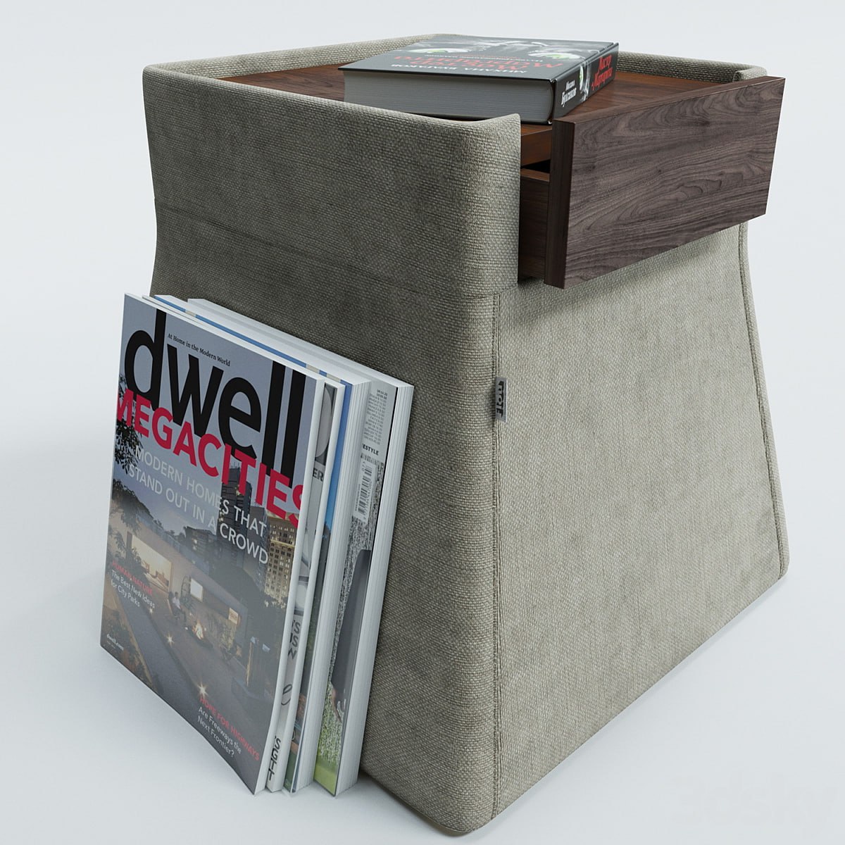 Bedside table LEON Flou