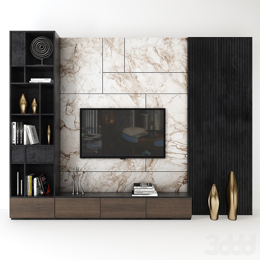 TV Wall Set 03