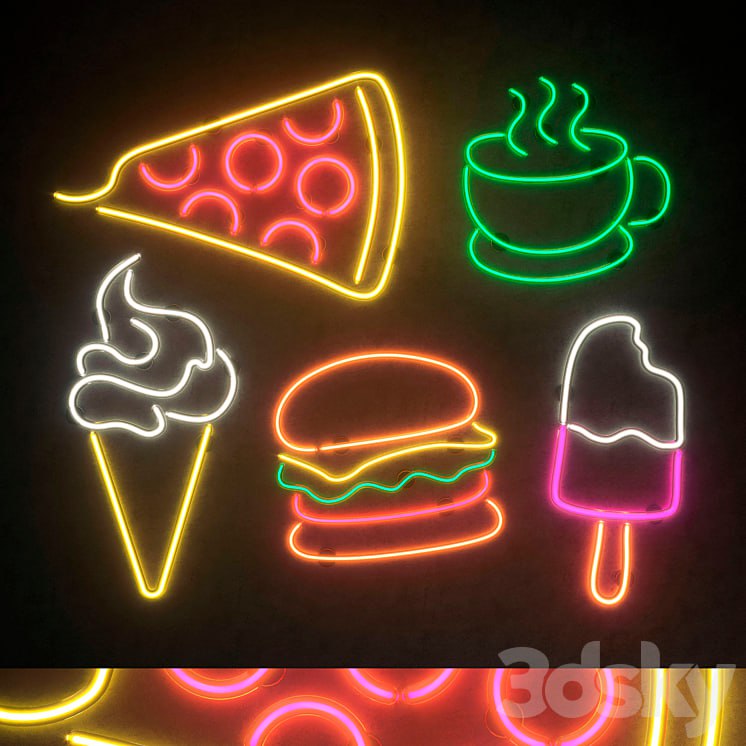 Light modules Set 63 Neon