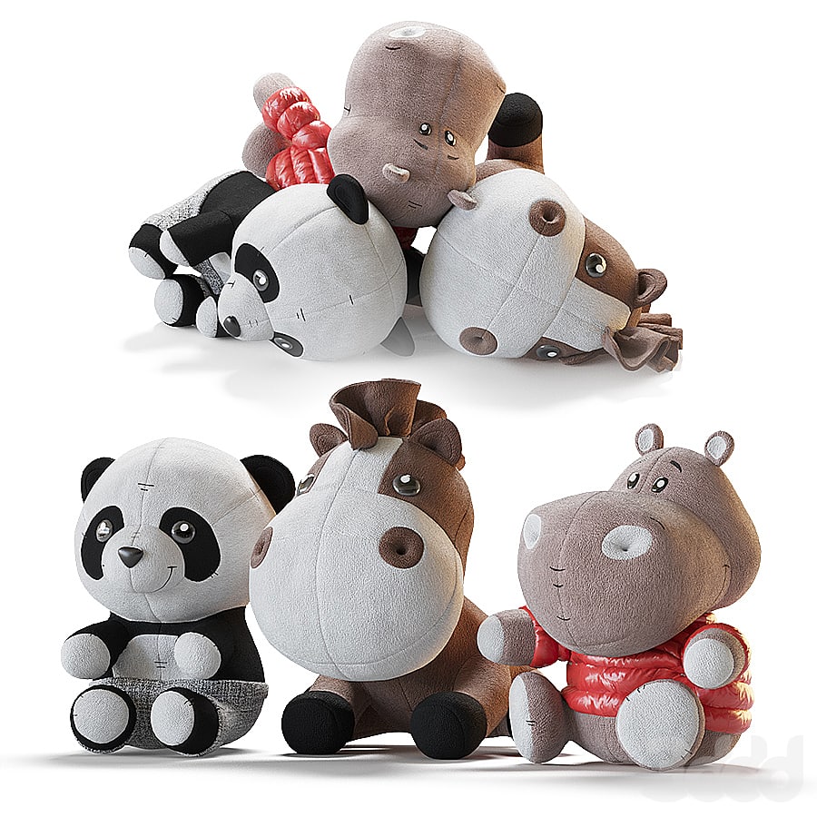 Set of soft toys 2