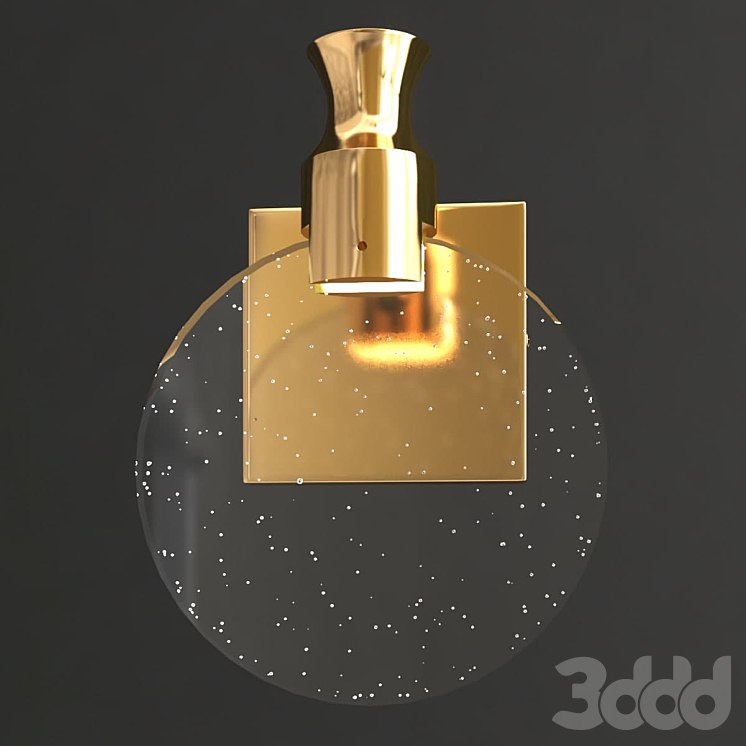 Modern crystal wall lamp