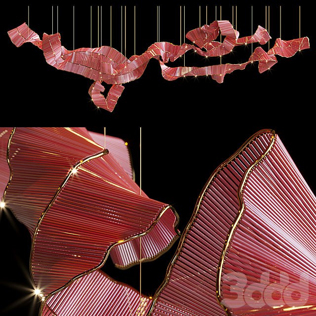 Light composition Vargov Design - Ribbon