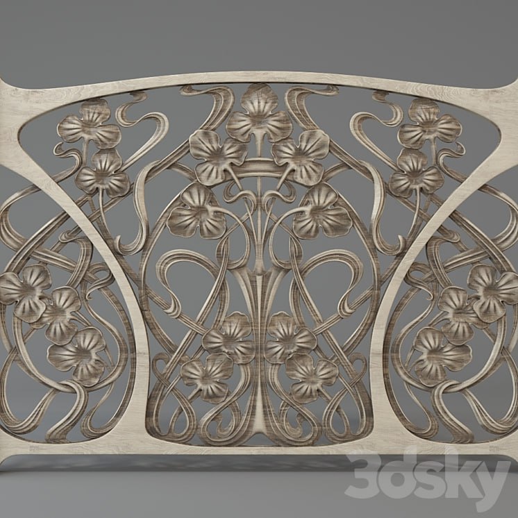 Art Nouveau Radiator Screen