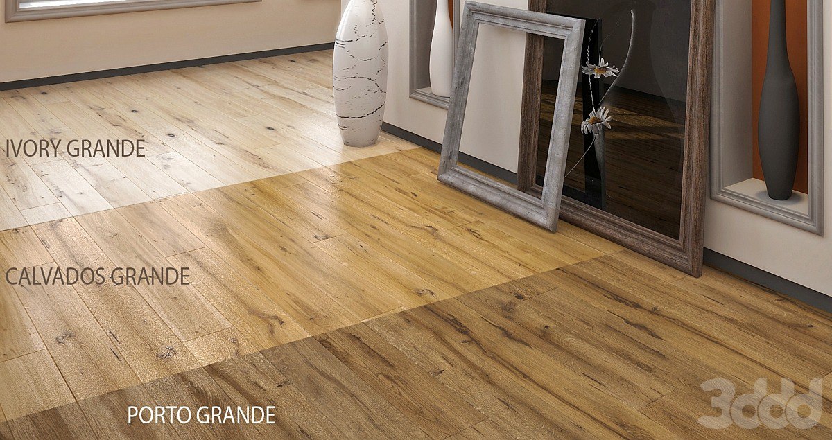 Parquet Barlinek Pure Vintage Oak Porto Grande, oak Calvados Grande, Oak Ivory Grande.