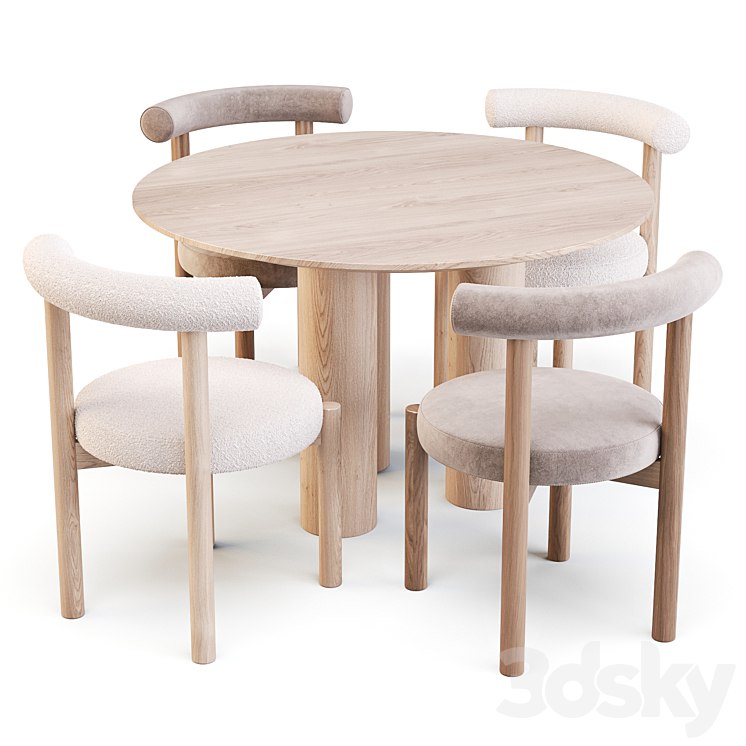 Lulu and Georgia: Dame Chair and Mojave Table - Dining Set