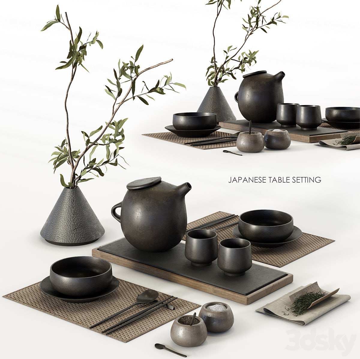 Japanese table setting