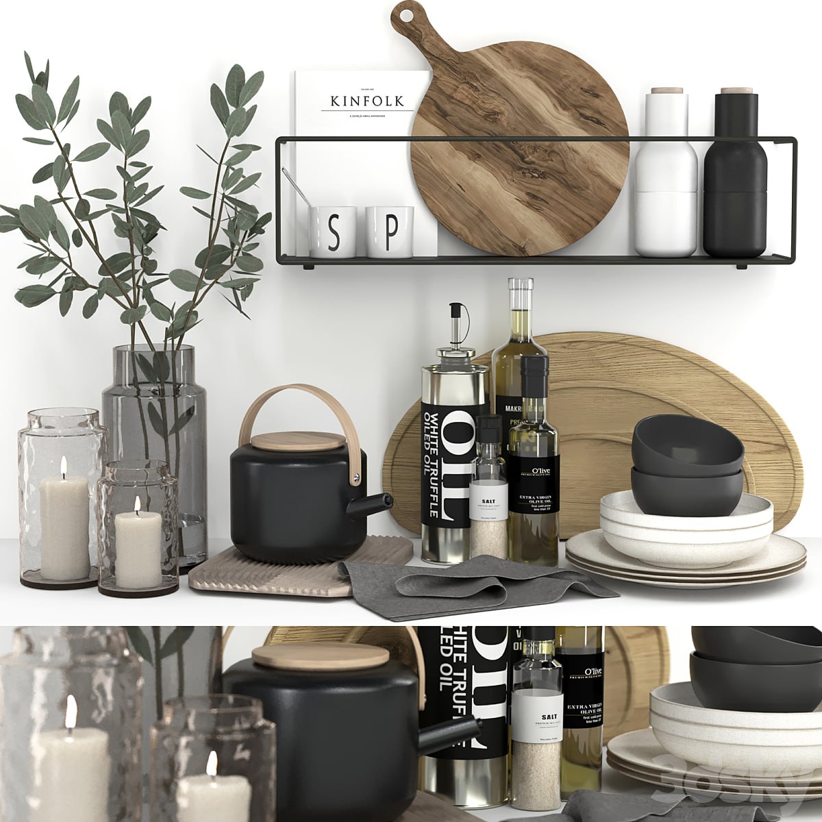 Kitchen accessories 01 - Decorative set 13