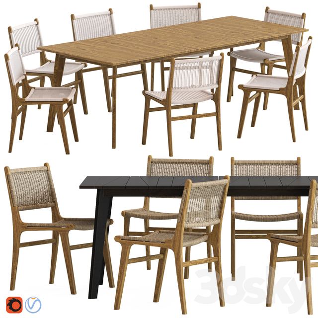 Globewest Noosa Chair and Noosa Table