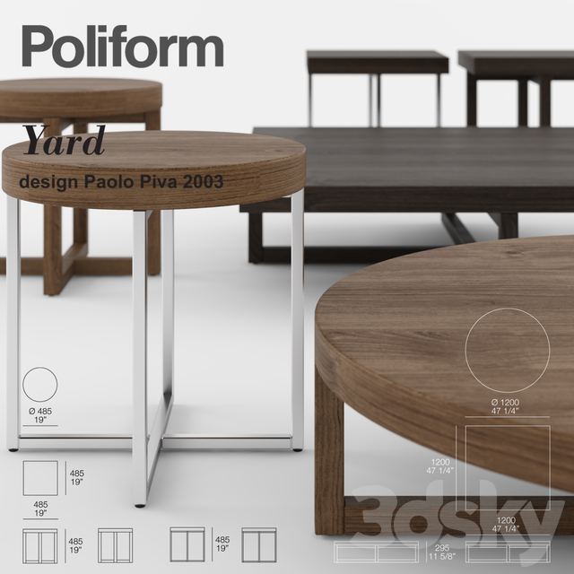 POLIFORM. Yard coffee table