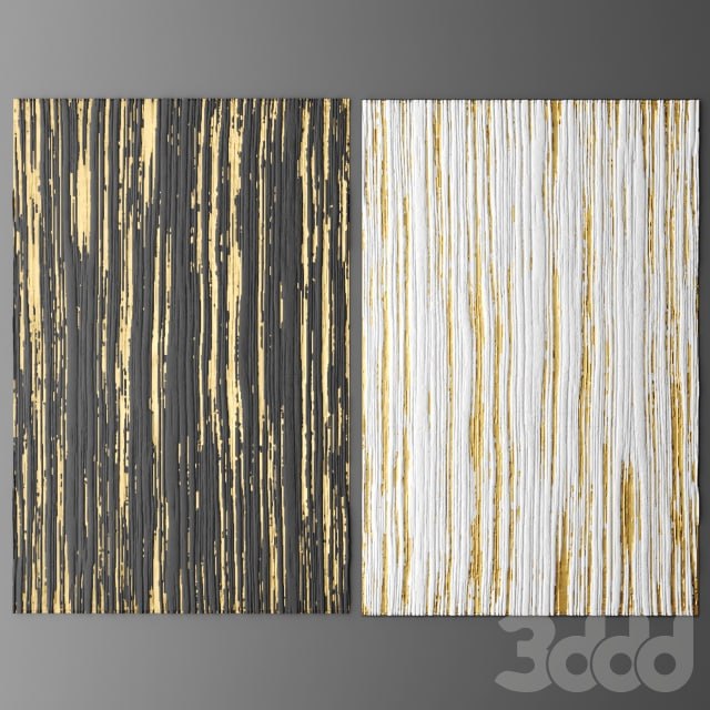 Decor for wall. Panel. 3D