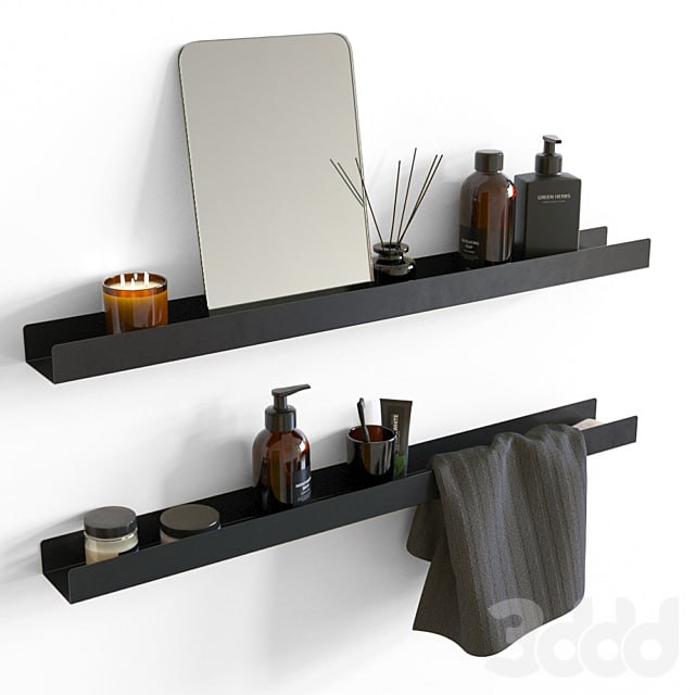 Bathroom shelves