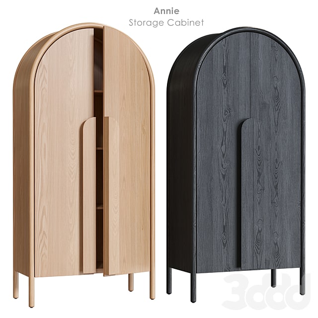 Annie Natural Storage Cabinet