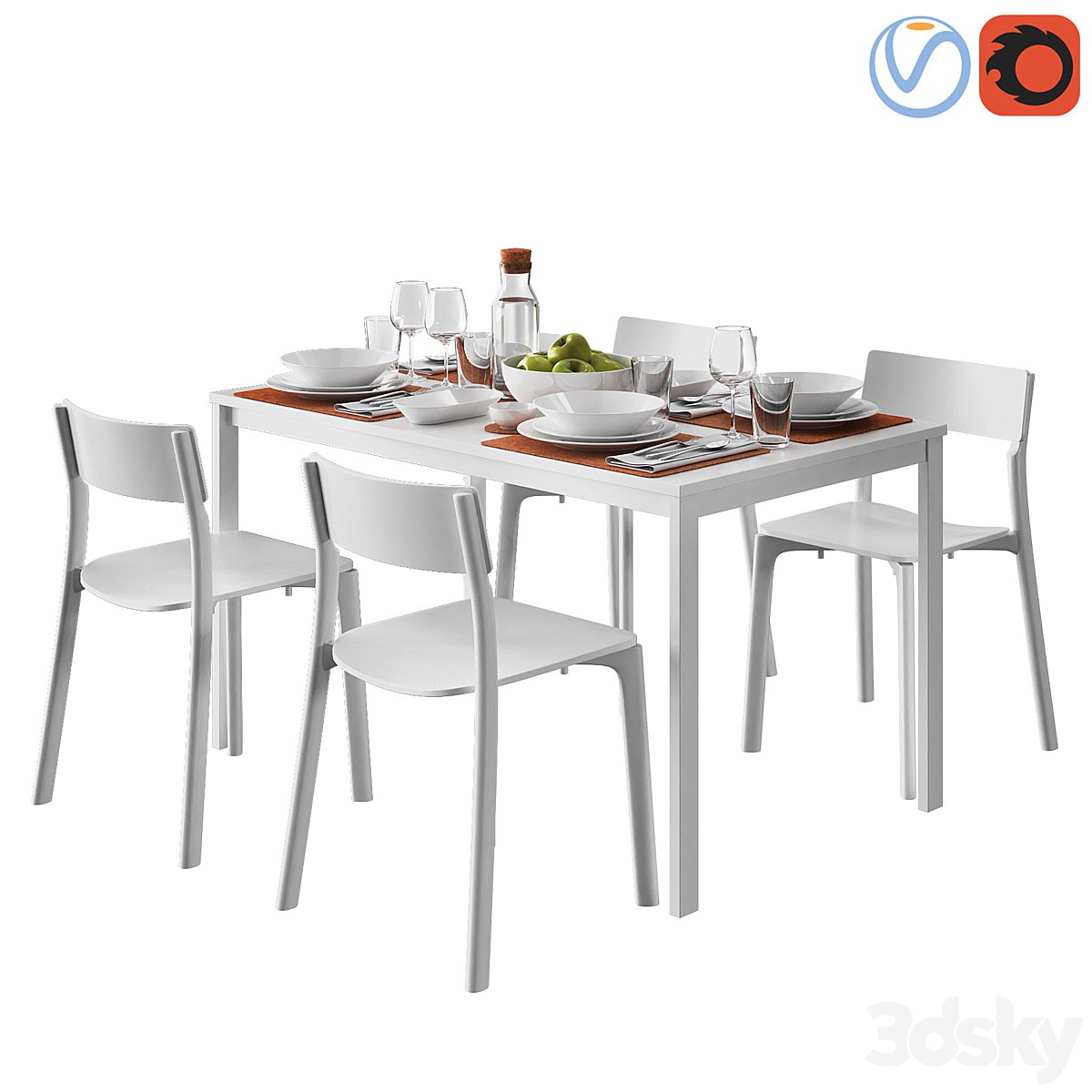 IKEA MELLTORP and JANINGE