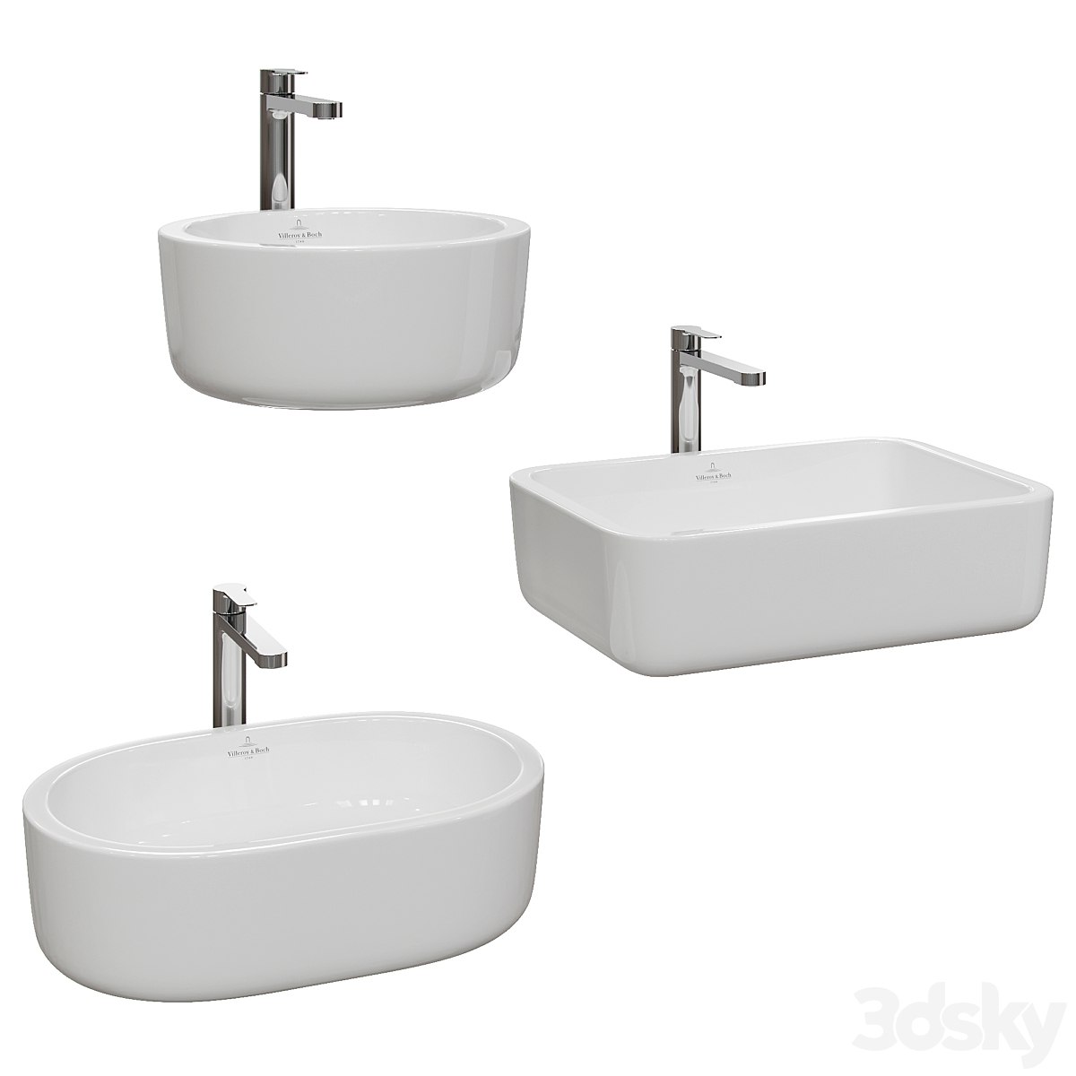 Overhead sinks villeroy boch Architectura