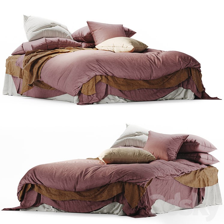 Flocca linen bedding