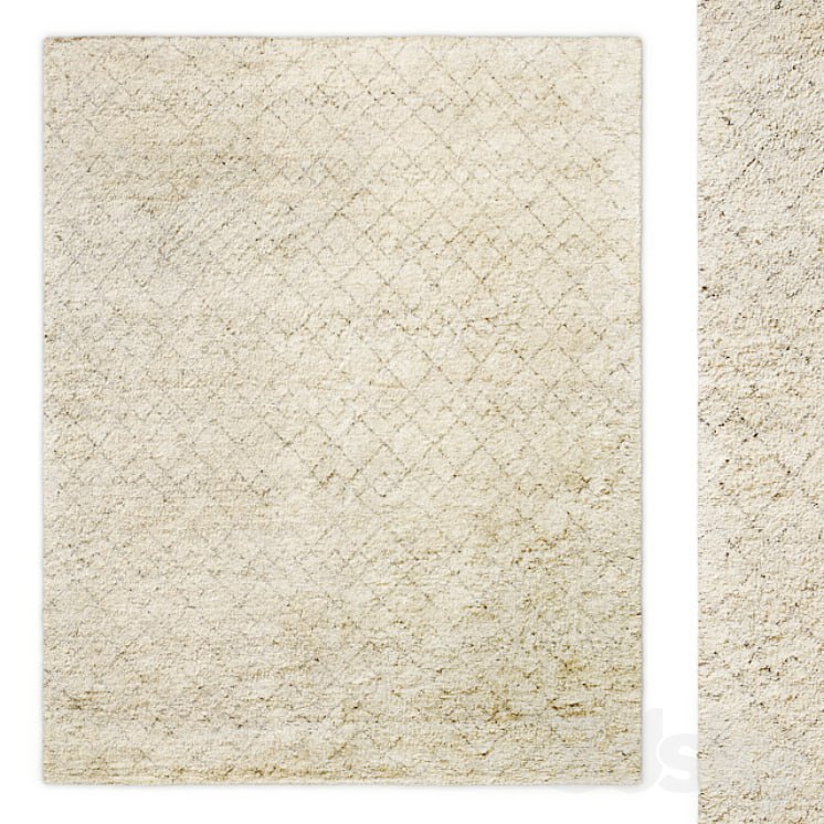 Verso Moroccan Hand-Knotted Wool Rug RH