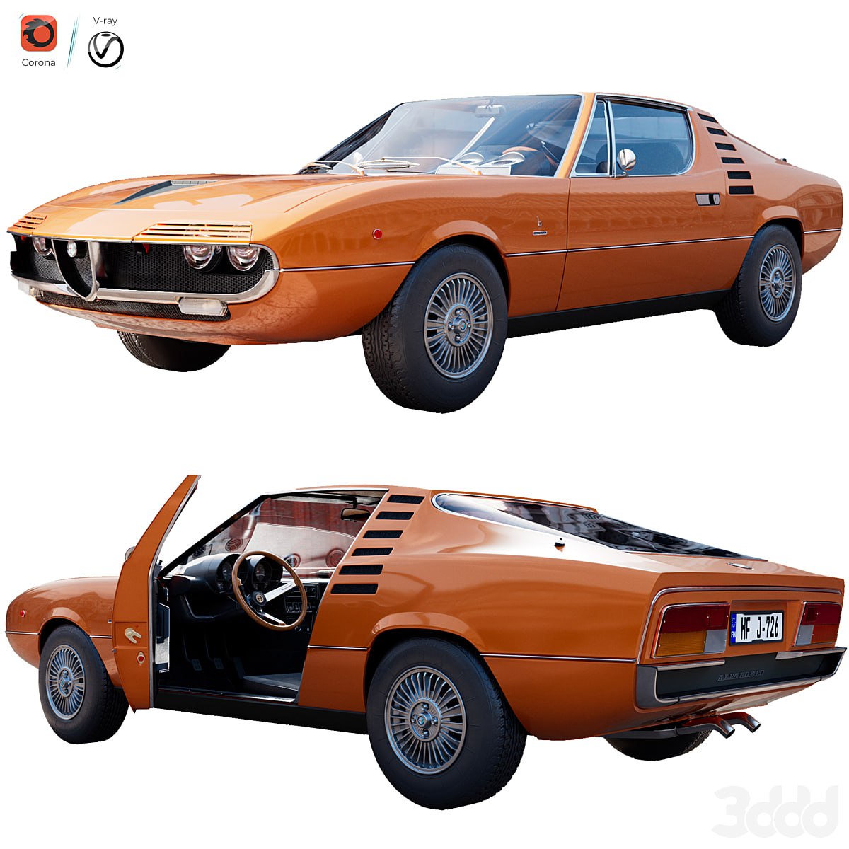 alfa romeo Montreal rigged