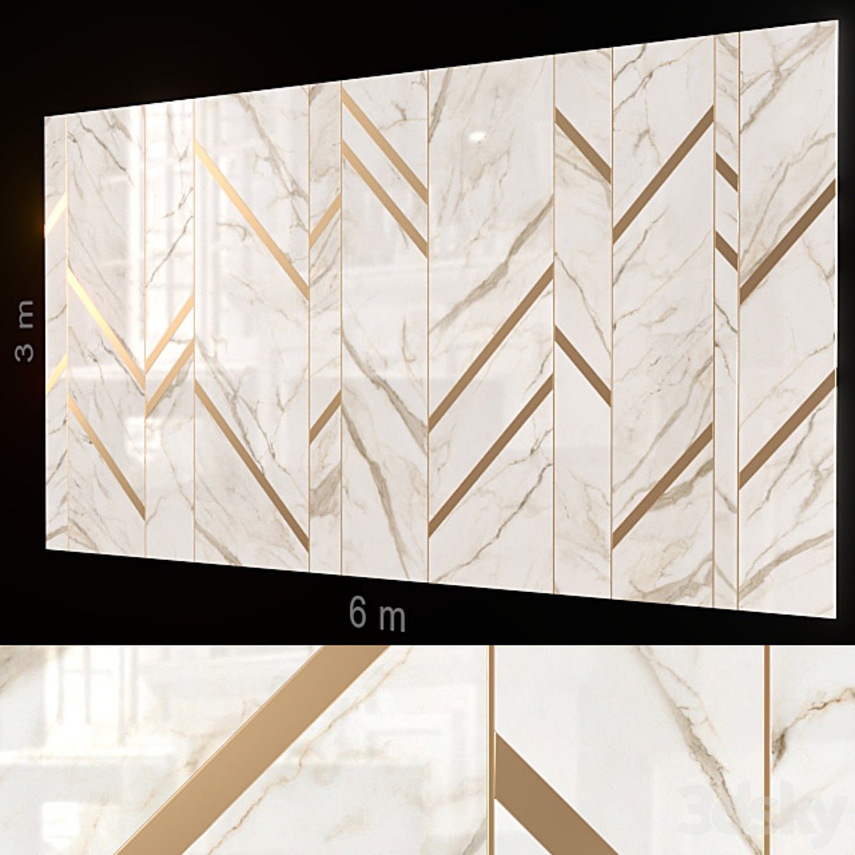 Decorative wall 215.