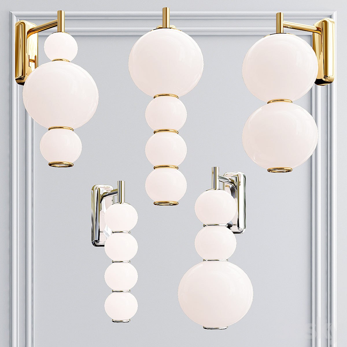 Collection pearls wall lamp
