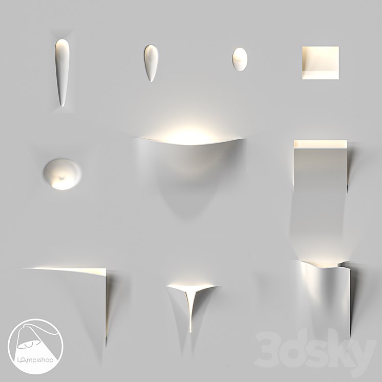 Gypsum Lamps