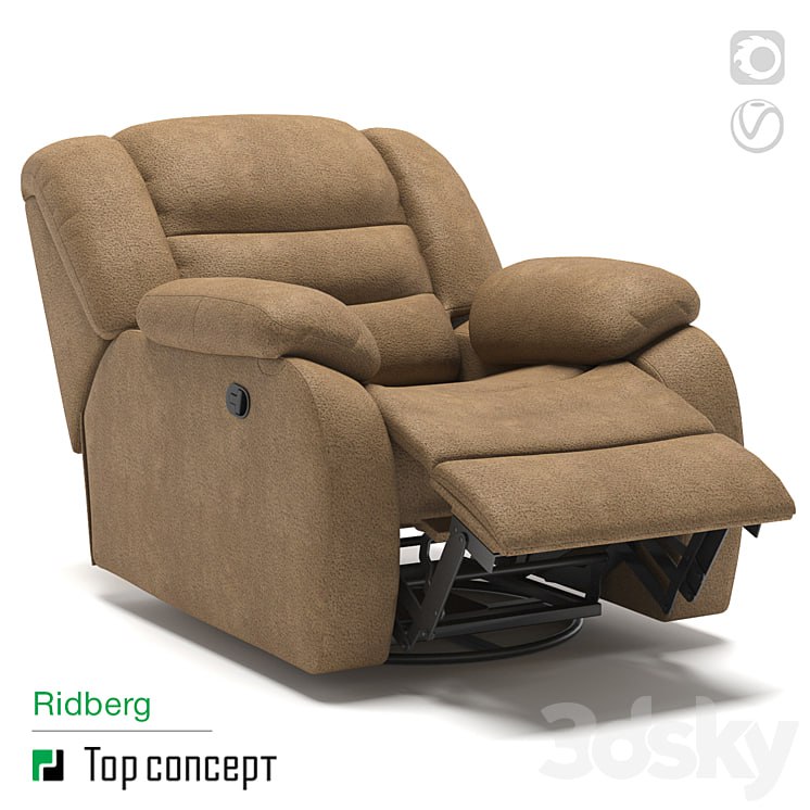 Recliner armchair Ridber