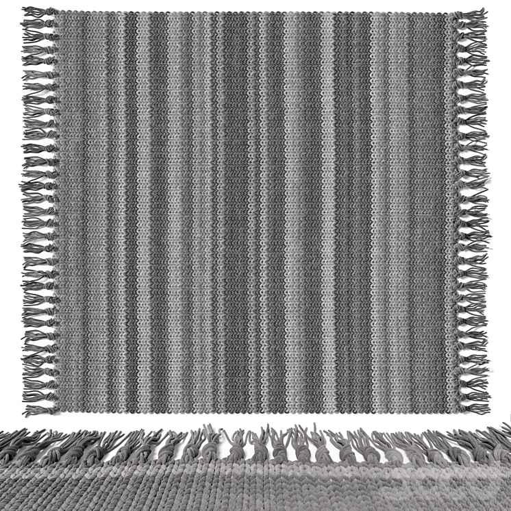 Carpet with tassels 2