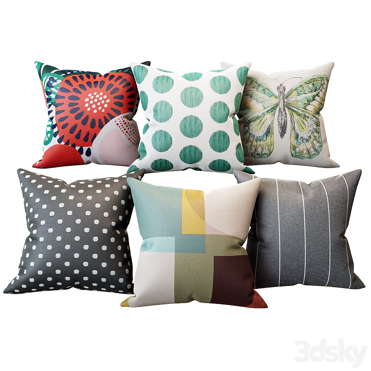 Set of decorative pillows IKEA