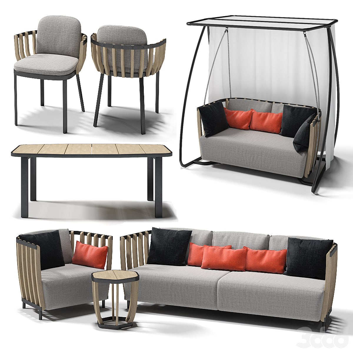 Ethimo swing collection set