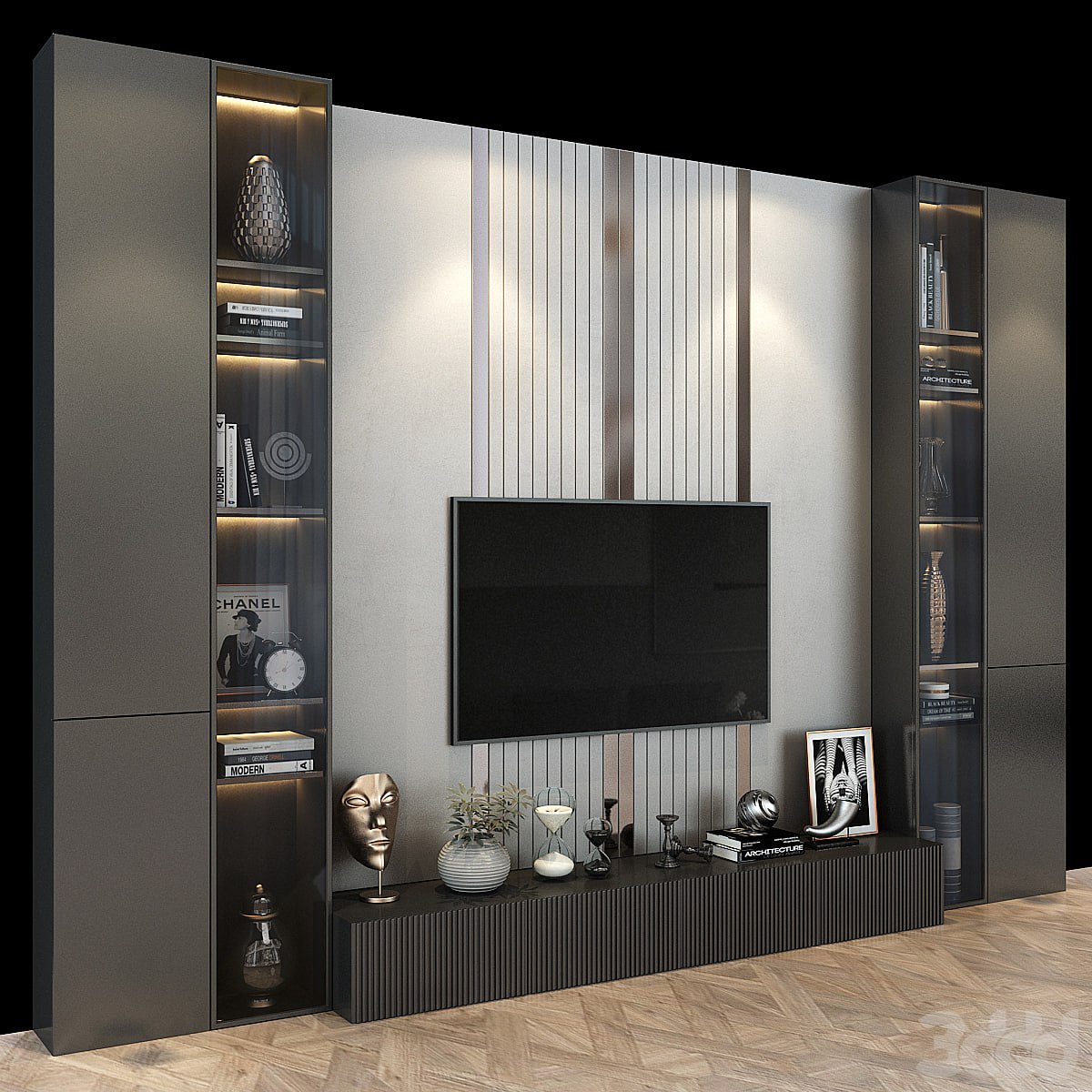 TV Wall set 0179