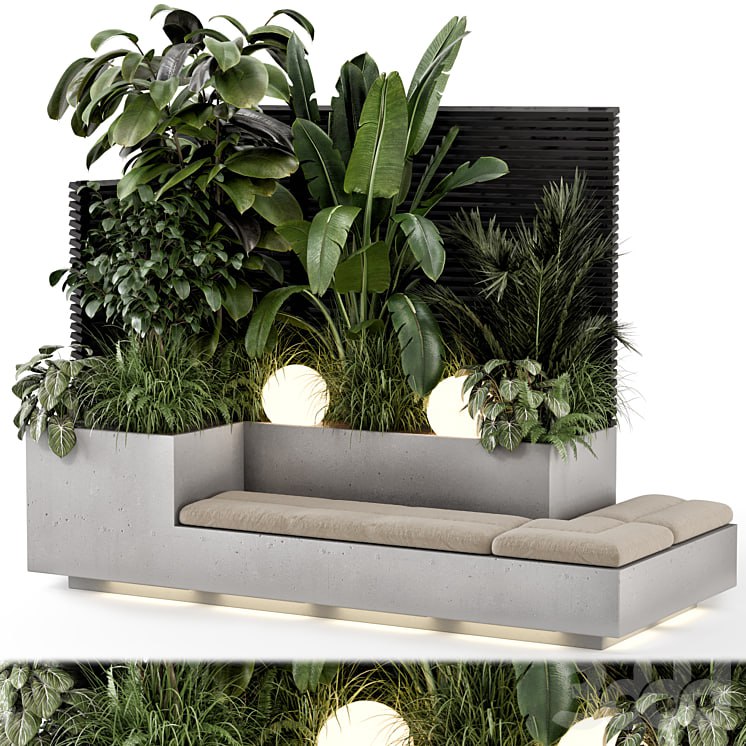 Backyard and Landscape Set Bush and Tree - Set 1210