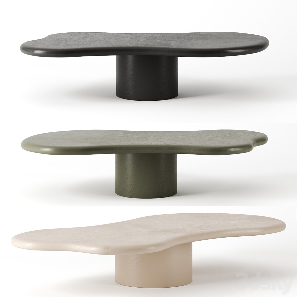 Out of Line Coffee Tables by Bieke Casteleyn