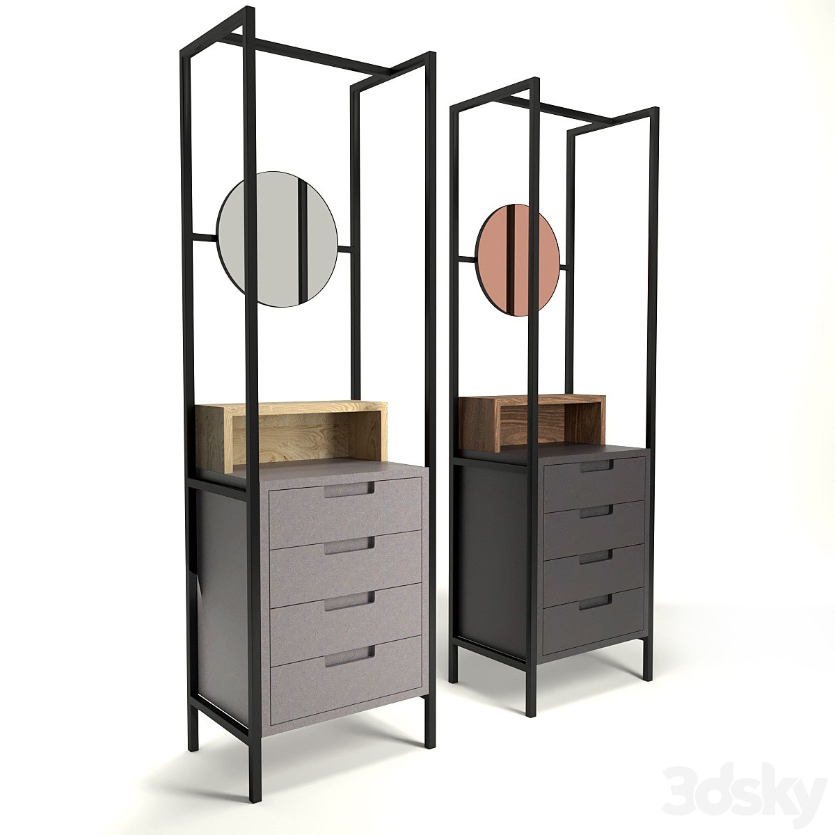 MannMade London Alexandra mirror drawers